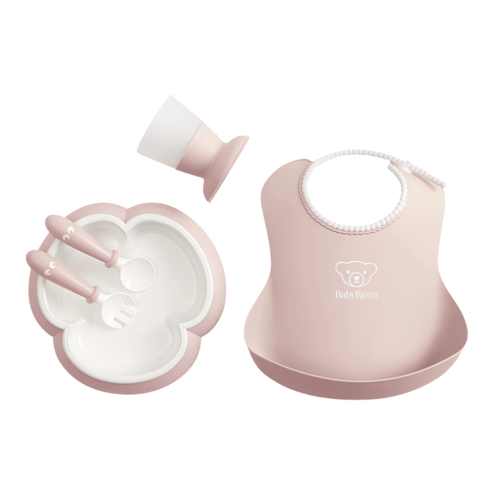 Babybjorn Baby Dinner Set in Pink - Open-Box Savings