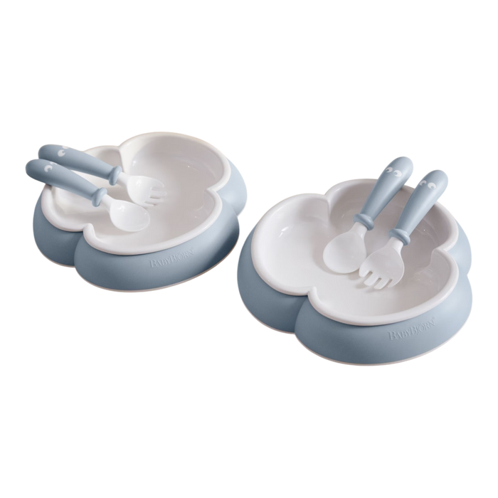 Babybjorn Baby Plate, Spoon and Fork (2 Sets)