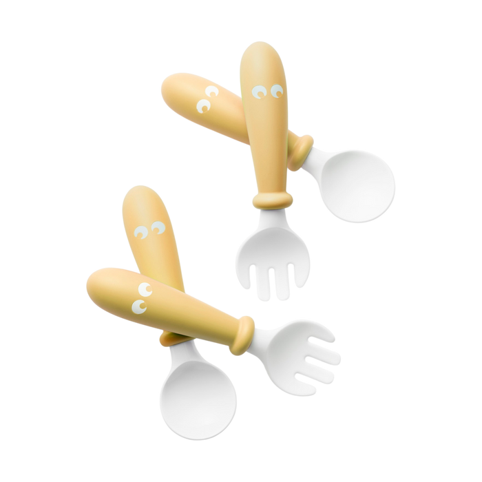 Babybjorn Baby Spoon, and Fork (4 Pieces)