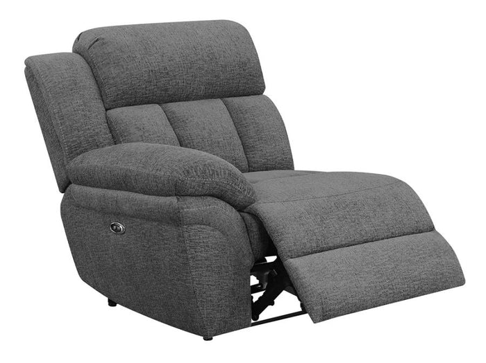 Bahrain Upholstered Sectional Piece Charcoal