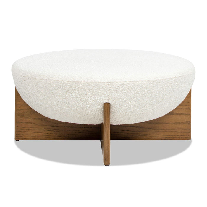 Bali - Round Upholstered Ottoman - view 3