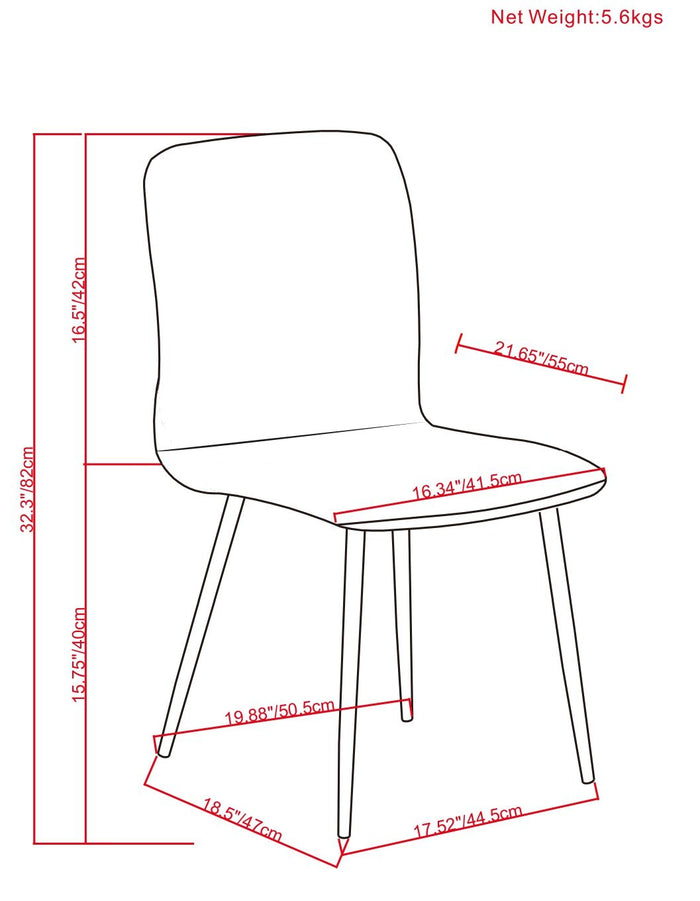 Baylor - Upholstered Dining Chair (Set of 2) by Simpli-Home | Bel Furniture