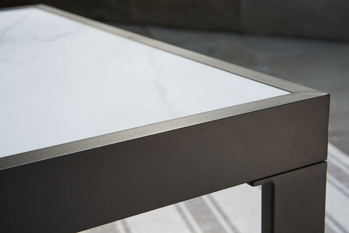 Beachloft - Black / Gray - Square Cocktail Table by Signature Design by Ashley® | Bel Furniture
