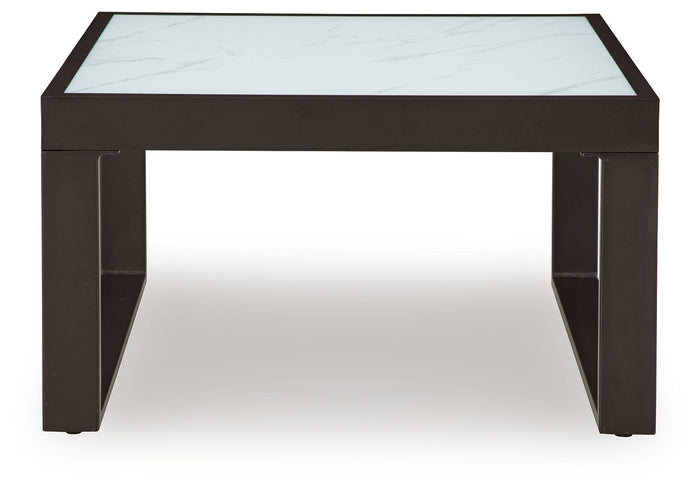 Beachloft - Black / Gray - Square Cocktail Table by Signature Design by Ashley® | Bel Furniture