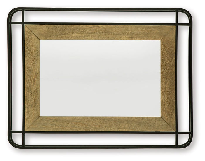 Beelman - Accent Mirror - Black / Brown - view 4