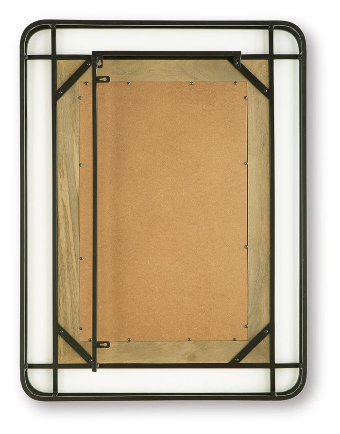 Beelman - Accent Mirror - Black / Brown - view 6