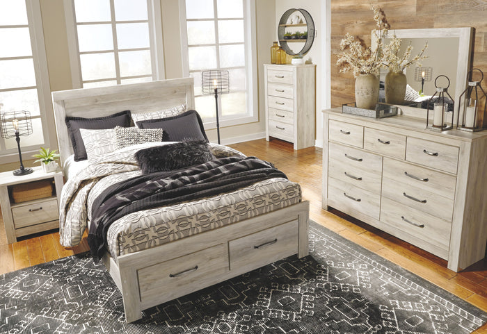 Bellaby - Whitewash - Five Drawer Chest by Signature Design by Ashley® | Bel Furniture
