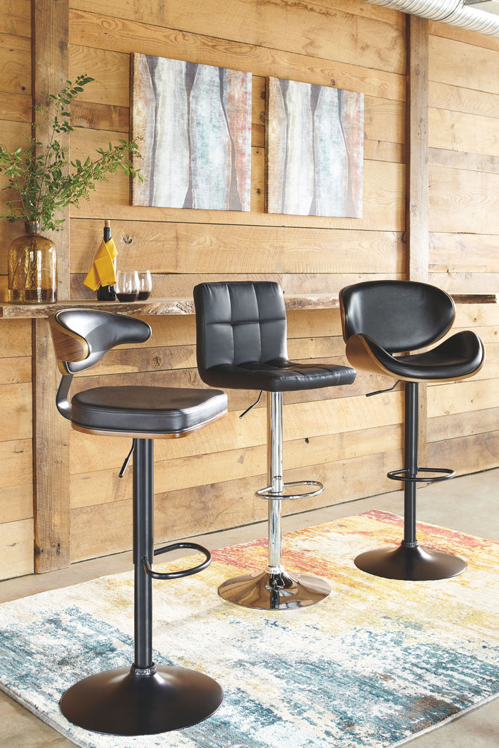 Bellatier - Adjustable Height Barstool (Set of 2) by Signature Design by Ashley® | Bel Furniture
