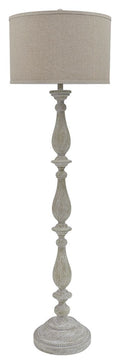 Bernadate - Whitewash - Poly Floor Lamp by Signature Design by Ashley® | Bel Furniture