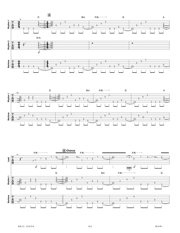 Printed Guitar Book, Digital Guitar Book