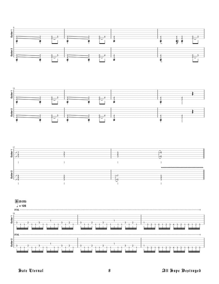 Printed Guitar Book, Digital Guitar Book