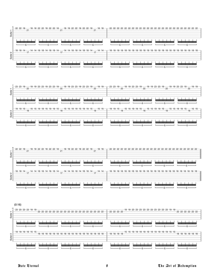 Printed Guitar Book, Digital Guitar Book