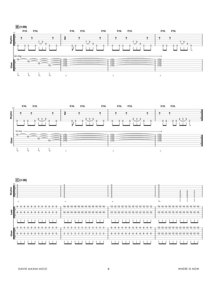 Printed Guitar Book, Digital Guitar Book