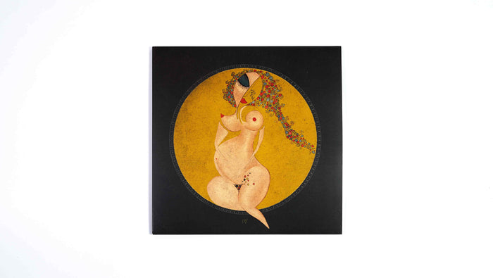 2xLP Opaque Custard with Heavy Marbling