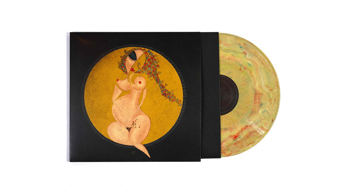 2xLP Opaque Custard with Heavy Marbling