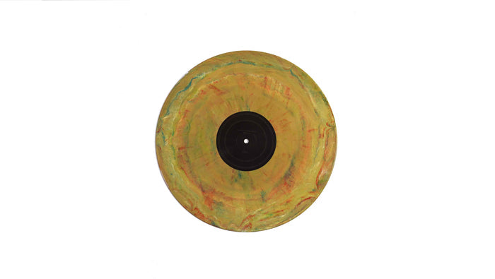 2xLP Opaque Custard with Heavy Marbling