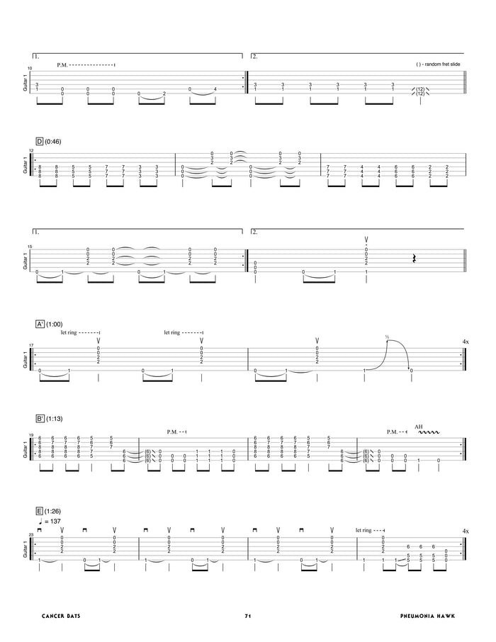 Printed Guitar Book, Digital Guitar Book