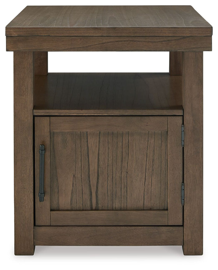 Boardernest - Brown - Rectangular End Table by Signature Design by Ashley® | Bel Furniture