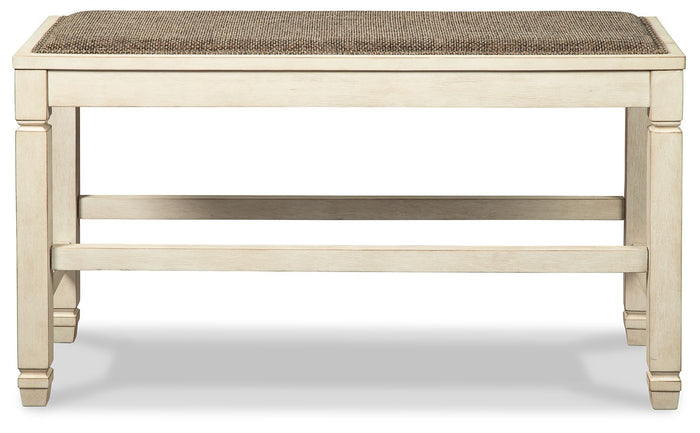 Bolanburg - DBL Counter UPH Bench - Beige - view 4