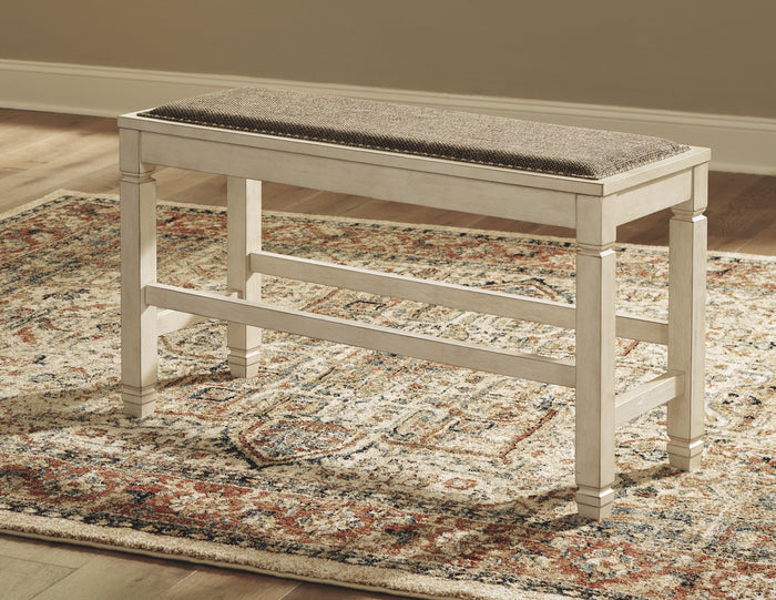 Bolanburg - Beige - DBL Counter UPH Bench by Signature Design by Ashley® | Bel Furniture