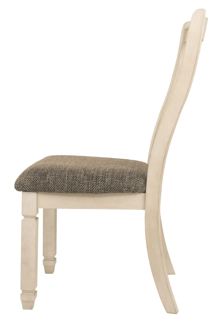 Bolanburg - Dining UPH Side Chair (Set of 2) - Rake Back - Brown / Beige - view 5