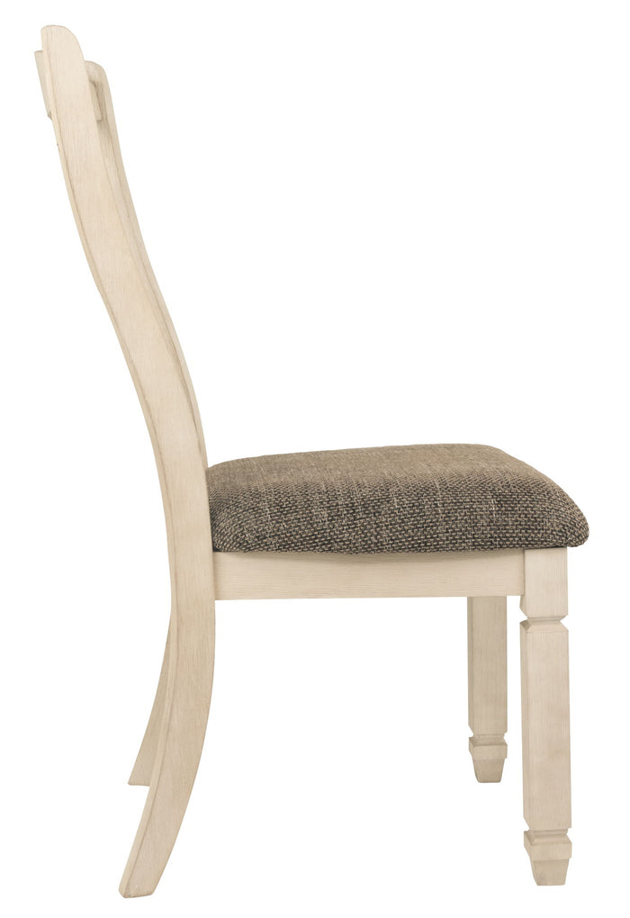 Bolanburg - Dining UPH Side Chair (Set of 2) - Rake Back - Brown / Beige - view 8