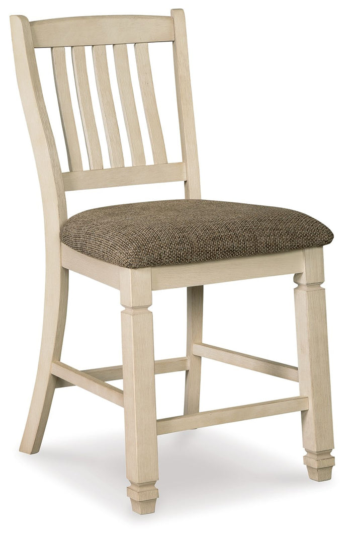 Bolanburg - Upholstered Barstool (Set of 2) - Beige - view 2