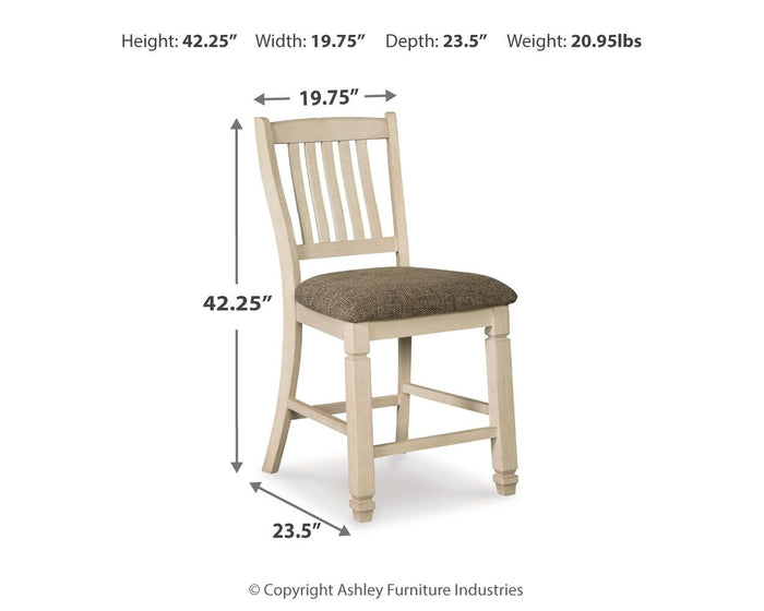Bolanburg - Upholstered Barstool (Set of 2) - Beige - view 4