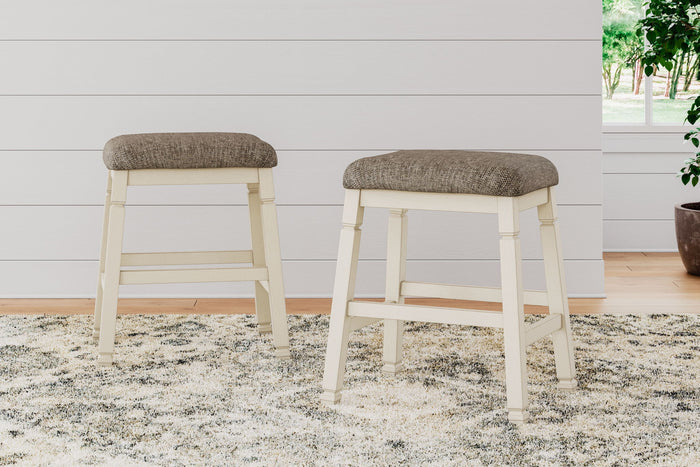 Bolanburg - Upholstered Stool (Set of 2) - Beige - view 2