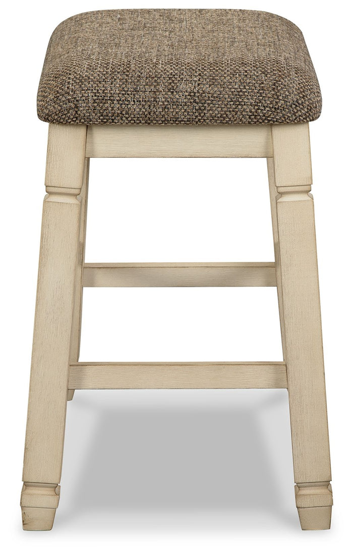 Bolanburg - Upholstered Stool (Set of 2) - Beige - view 4