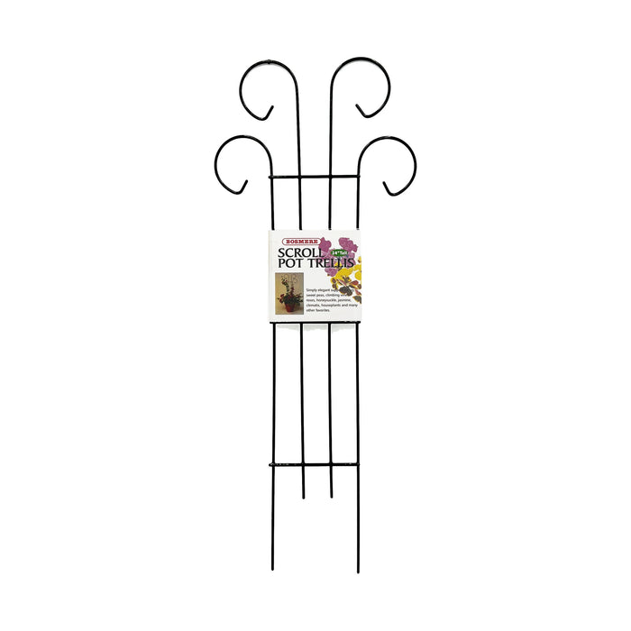 Bosmere Houseplant Trellis- 24" Scroll Pot Trellis