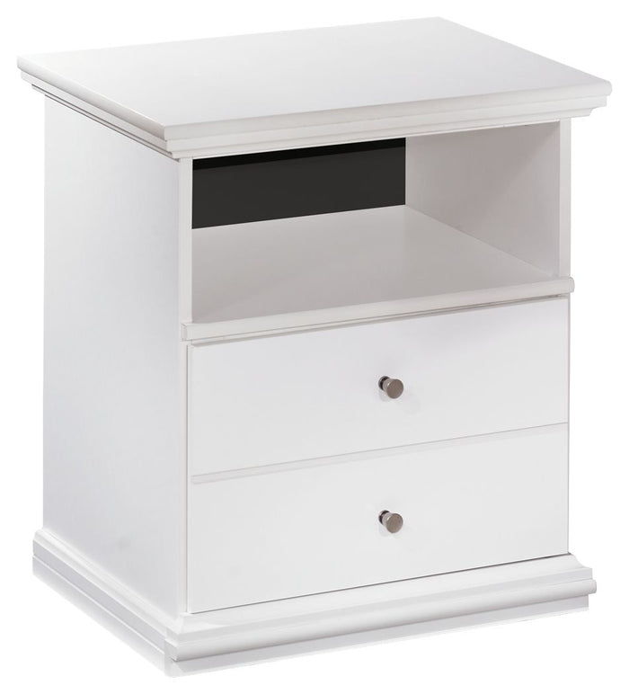 Bostwick Shoals - White - One Drawer Night Stand by Signature Design by Ashley® | Bel Furniture