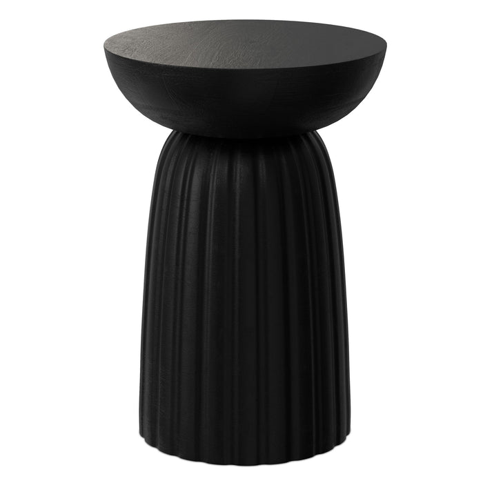 Boyd Stripe Accent Table Black