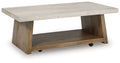Brendalhouse - Rectangular Table Light Brown Cocktail Tables by Signature Design by Ashley® | Bel Furniture