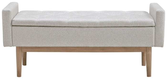 Briarson - Beige / Brown - Storage Bench by Signature Design by Ashley® | Bel Furniture