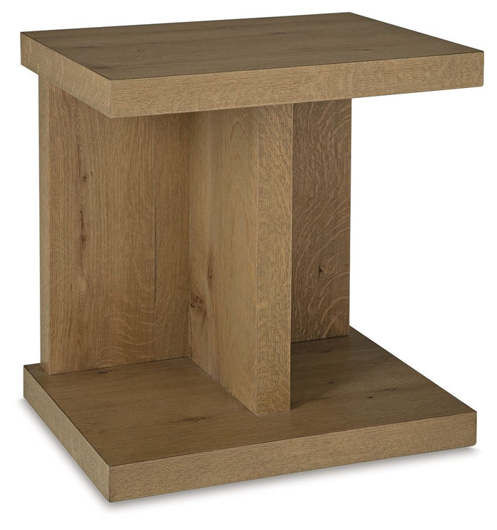 Brinstead - Light Brown - Chair Side End Table by Signature Design by Ashley® | Bel Furniture