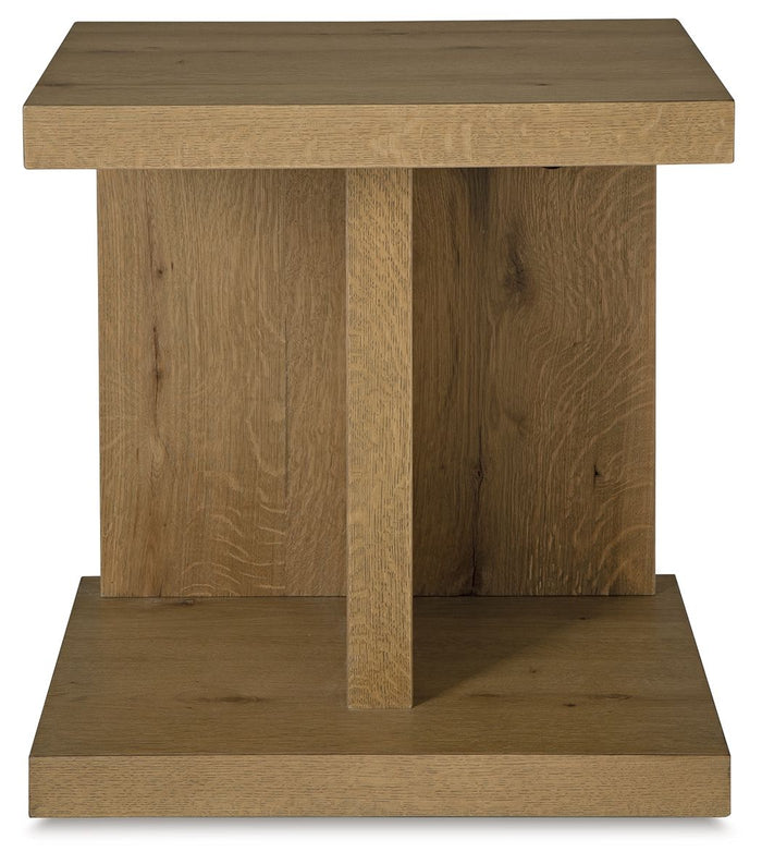 Brinstead - Light Brown - Chair Side End Table by Signature Design by Ashley® | Bel Furniture