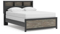 Broachmyn Lighted Bookcase Panel Bed