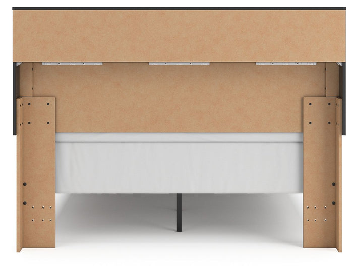 Broachmyn - Lighted Bookcase Panel Bed
