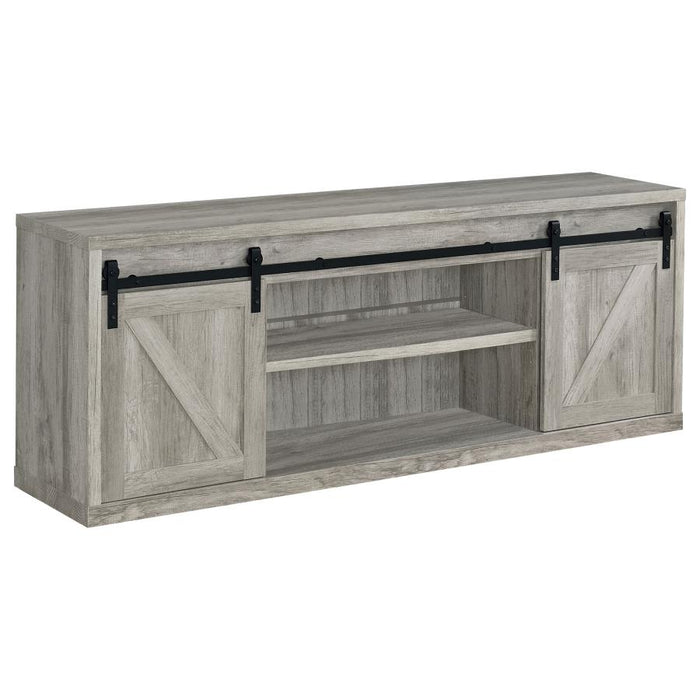 Brockton 3-shelf Sliding Doors TV Console