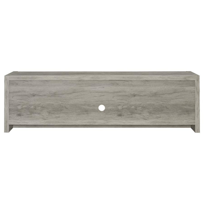 Burke - 2 Door Engineered Wood TV Stand - Gray Driftwood