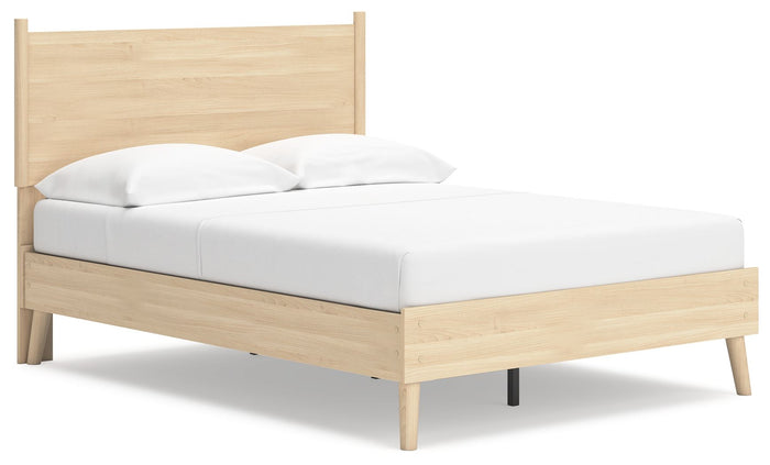 Cabinella - Platform Panel Bed Beige by Signature Design by Ashley® | Bel Furniture