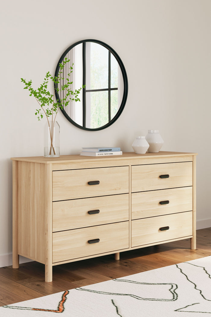 Cabinella - Tan - Six Drawer Dresser by Signature Design by Ashley® | Bel Furniture