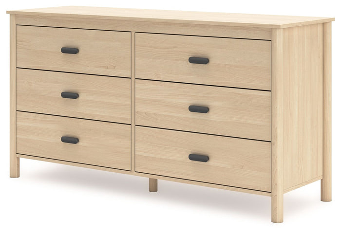 Cabinella - Tan - Six Drawer Dresser by Signature Design by Ashley® | Bel Furniture