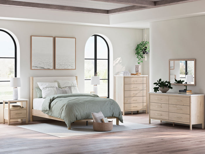 Cadmori - Upholstered Panel Bed - view 6