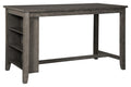 Caitbrook - Gray - Rectangular Dining Room Counter Table by Signature Design by Ashley® | Bel Furniture