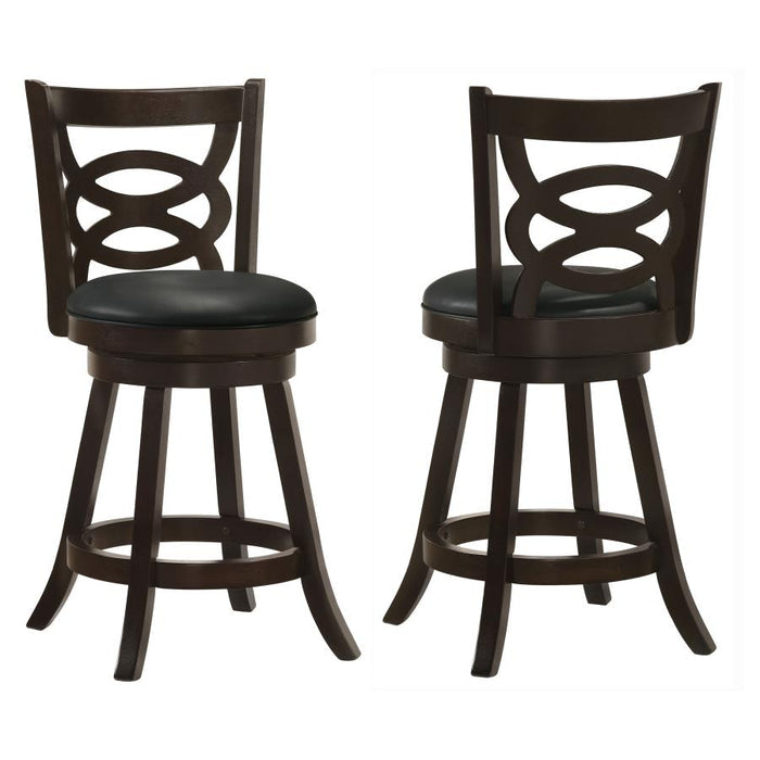 Calecita Wood Swivel Counter Stool (Set of 2)