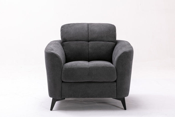 Callie - Woven Fabric Chair by Lilola Home | Bel Furniture