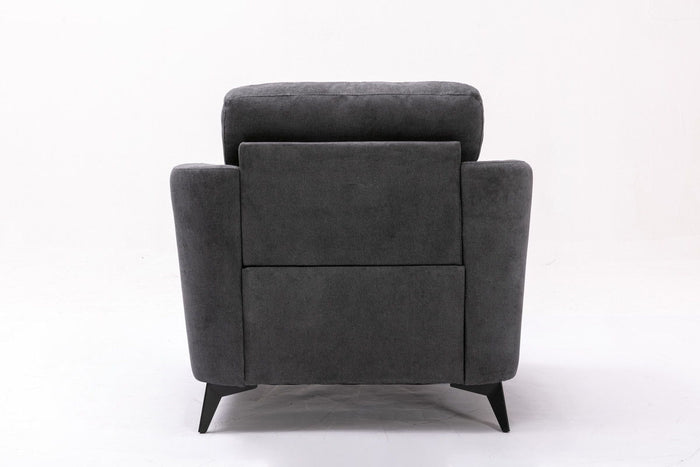 Callie - Woven Fabric Chair by Lilola Home | Bel Furniture
