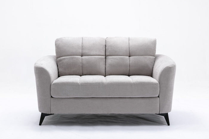Callie - Woven Fabric Loveseat by Lilola Home | Bel Furniture